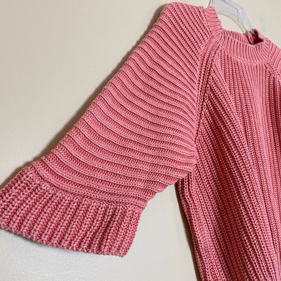 Anthropologie Maeve Mackenzie Chunky Knit Sweater Medium Petite - Picture 7 of 8